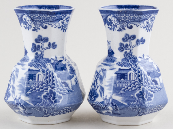 Vases pair of small c1920s